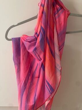 Swimsuit Sarong Vibrant Pink & Purple Lightweight